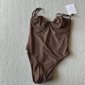 Faithfull Gabriela one piece cocoa